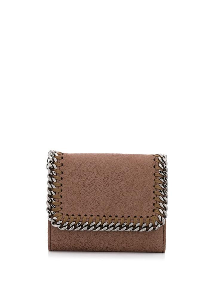 Stella Mccartney Falabella Tri-fold Wallet - Brown
