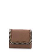 Stella Mccartney Falabella Tri-fold Wallet - Brown