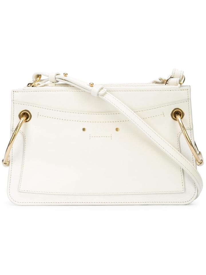 Chloé Roy Crossbody Bag - White