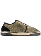 Cotélac Lace-up Espadrilles - Metallic
