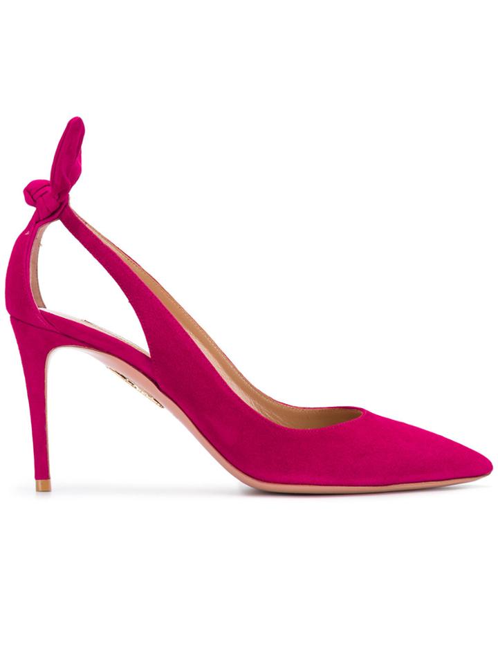 Aquazzura Deneuve Pumps - Pink & Purple