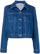 Stella Mccartney Monogram Denim Jacket - Blue