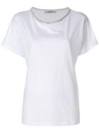 La Fileria For D'aniello Metallic Trim T-shirt - White