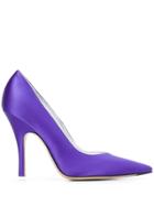 Attico Pointed High Heel Pumps - Purple
