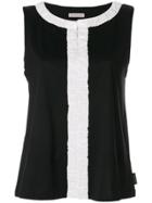 Moncler Contrast Vest Top - Black