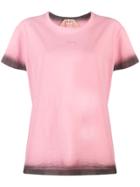 Nº21 Tie-dye Trim Logo T-shirt - Pink