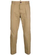 Dsquared2 Cropped Chinos - Nude & Neutrals