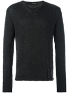 Isabel Benenato Button Detail Jumper, Men's, Size: Medium, Green, Linen/flax/alpaca/virgin Wool