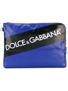 Dolce & Gabbana Logo Clutch - Blue