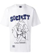 Ktz - Society Printed T-shirt - Men - Cotton - S, White, Cotton