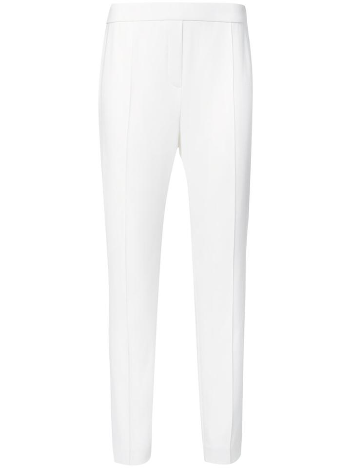 Elie Tahari - High-waisted Trousers - Women - Polyester/spandex/elastane/triacetate - 12, White, Polyester/spandex/elastane/triacetate