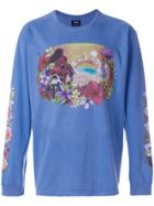 Stussy Printed Sweatshirt - Blue