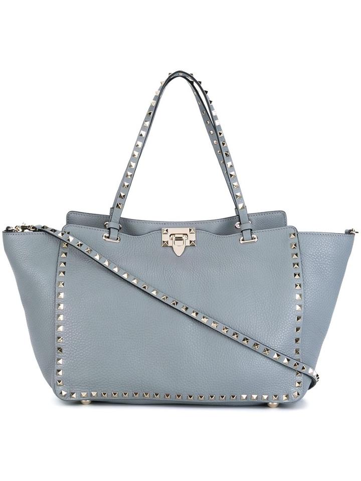 Valentino Valentino Garavani Rockstud' Trapeze Tote, Women's, Grey