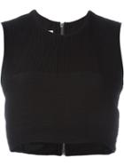 Mcq Alexander Mcqueen Pleated Crop Top