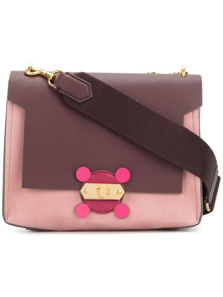 Anya Hindmarch Fur Handle Shoulder Bag - Pink