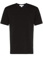 Comme Des Garçons Shirt Rear Logo Print Cotton T Shirt - Black