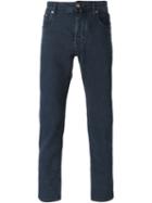 Jacob Cohen Straight Leg Jeans, Men's, Size: 40, Blue, Cotton/spandex/elastane