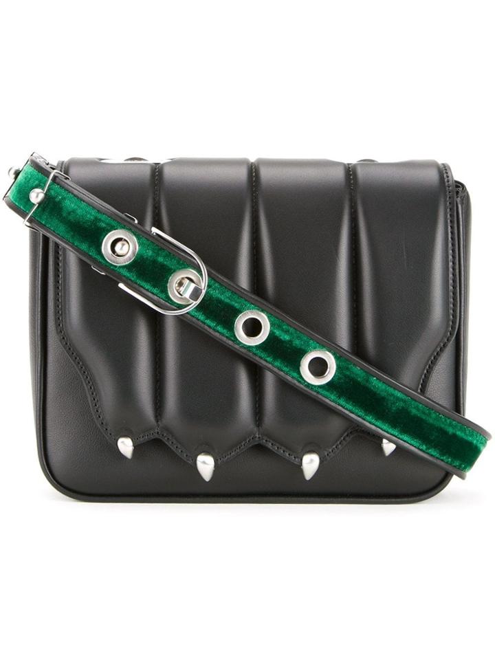 Marco De Vincenzo Ribbed Shoulder Bag - Black
