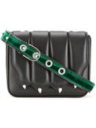 Marco De Vincenzo Ribbed Shoulder Bag - Black
