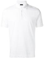 Z Zegna Classic Polo Shirt, Men's, Size: Small, White, Cotton