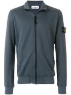 Stone Island Zipped Long-sleeve Sweatshirt - Grey