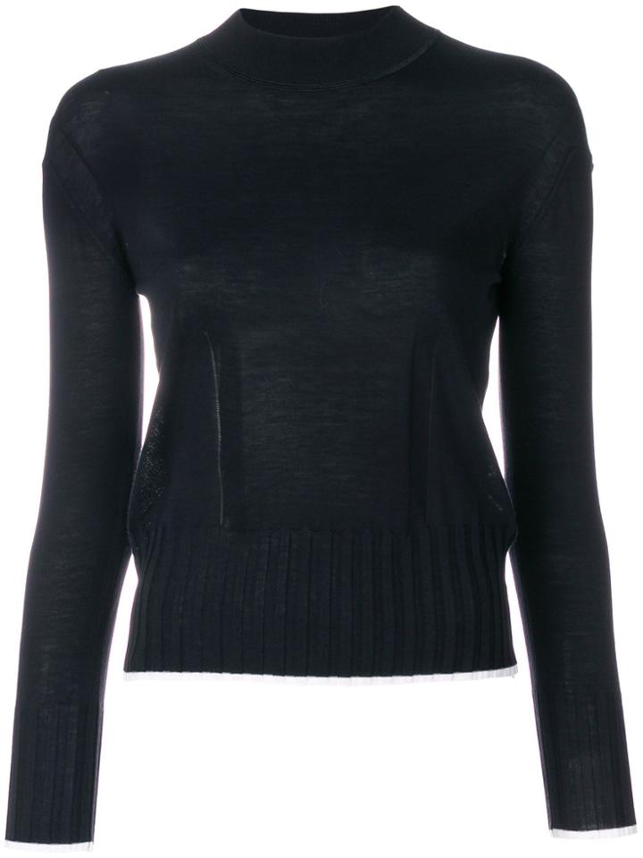 Kenzo Inverted Pleat Jumper - Black