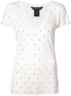 Thomas Wylde - Sweetgum V-neck T-shirt - Women - Lyocell - Xs, White, Lyocell