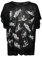 Enfants Riches Déprimés Contrast Print T-shirt - Black