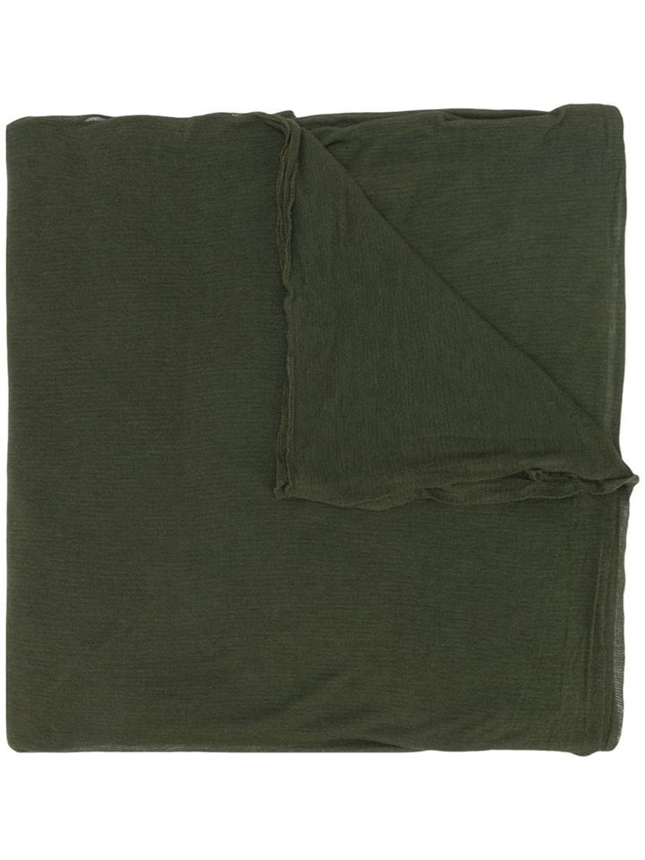 Transit Plain Scarf - Green
