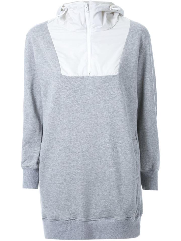 Cityshop Anorak Sweatshirt, Women's, Size: 36, Grey, Cotton/polyester