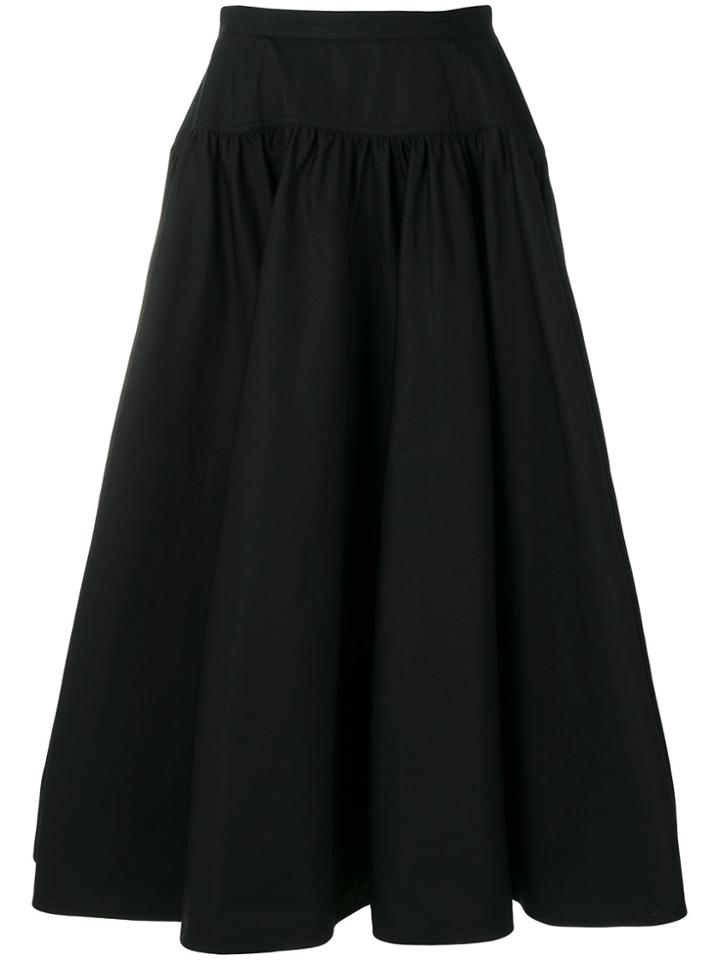 Calvin Klein 205w39nyc High Waisted Full Skirt - Black
