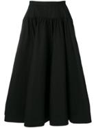 Calvin Klein 205w39nyc High Waisted Full Skirt - Black