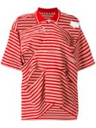 Maison Margiela Slit Detail Polo Shirt - Red