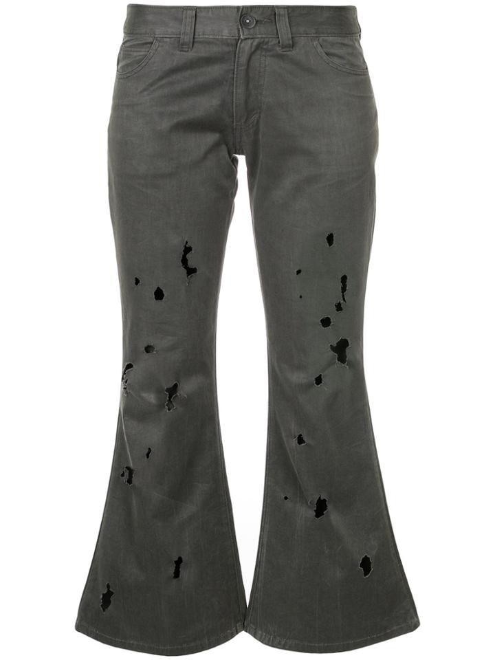 Junya Watanabe Comme Des Garçons Vintage Distressed Jeans - Grey