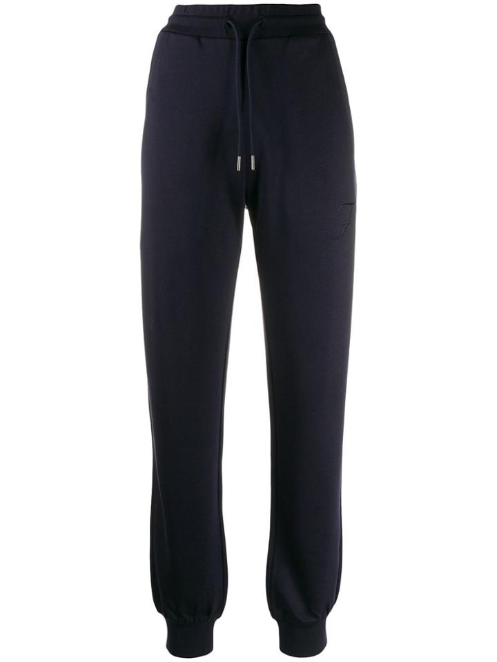 Fay Drawstring Waist Trousers - Blue