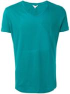 Orlebar Brown - V-neck T-shirt - Men - Cotton - M, Blue, Cotton
