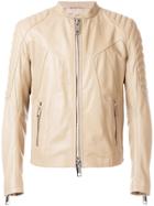 Les Hommes Moto Jacket - Nude & Neutrals
