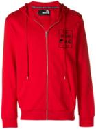 Love Moschino Full-zipped Hoodie - Red