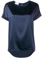 Snobby Sheep Turn Up Cuff T-shirt - Blue