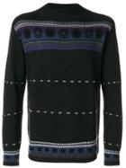 Ps By Paul Smith Patterned Sweater - Grey