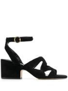 Michael Michael Kors Block Heel Sandals - Black