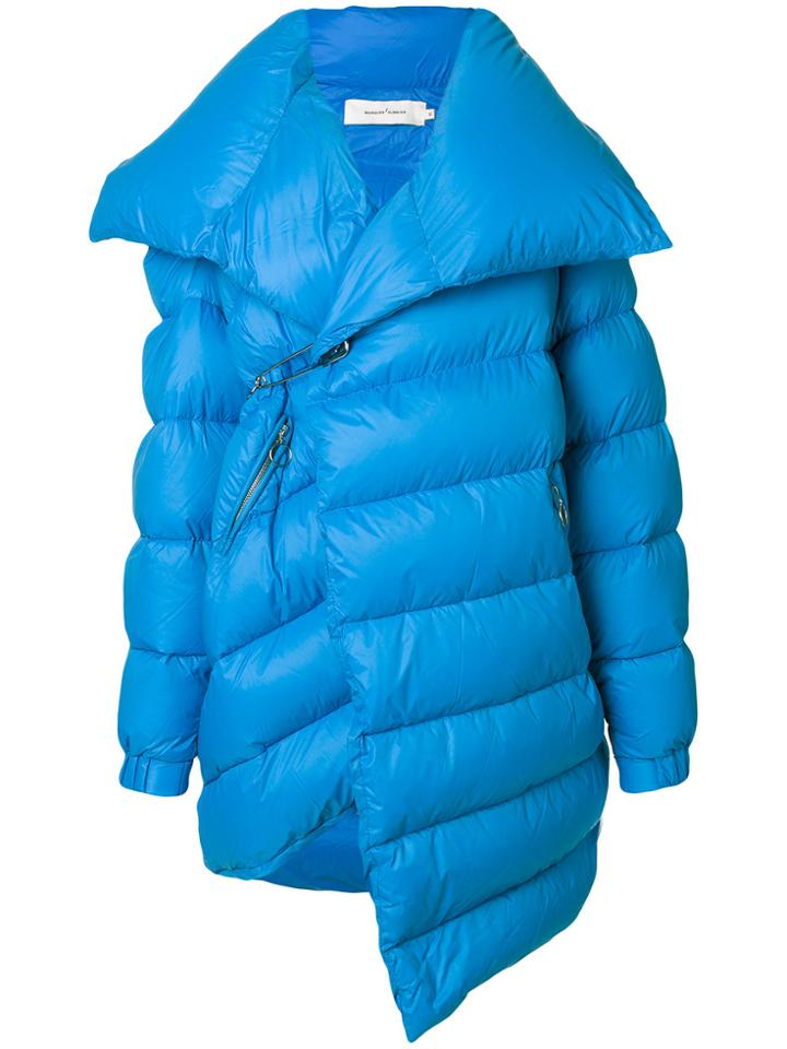 Marques'almeida Oversized Puffer Coat - Blue