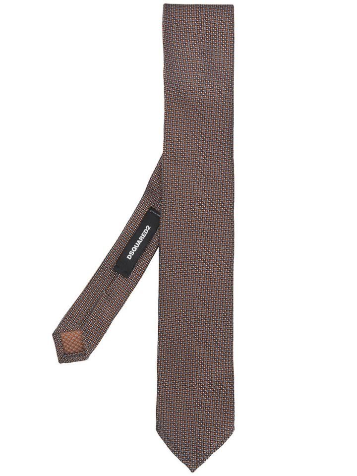 Dsquared2 Pin Dot Tie - Orange