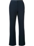 Jenni Kayne High-rise Cropped Trousers, Size: 0, Blue, Viscose/spandex/elastane