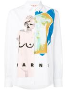 Marni Venere Print Shirt - White