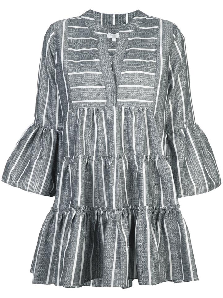 Caroline Constas Lyssa Striped Dress - Black