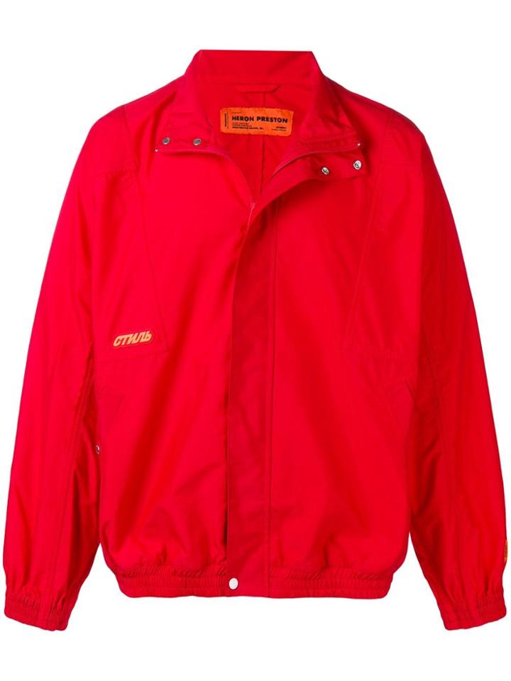 Heron Preston Concealed Fastening Jacket - Red