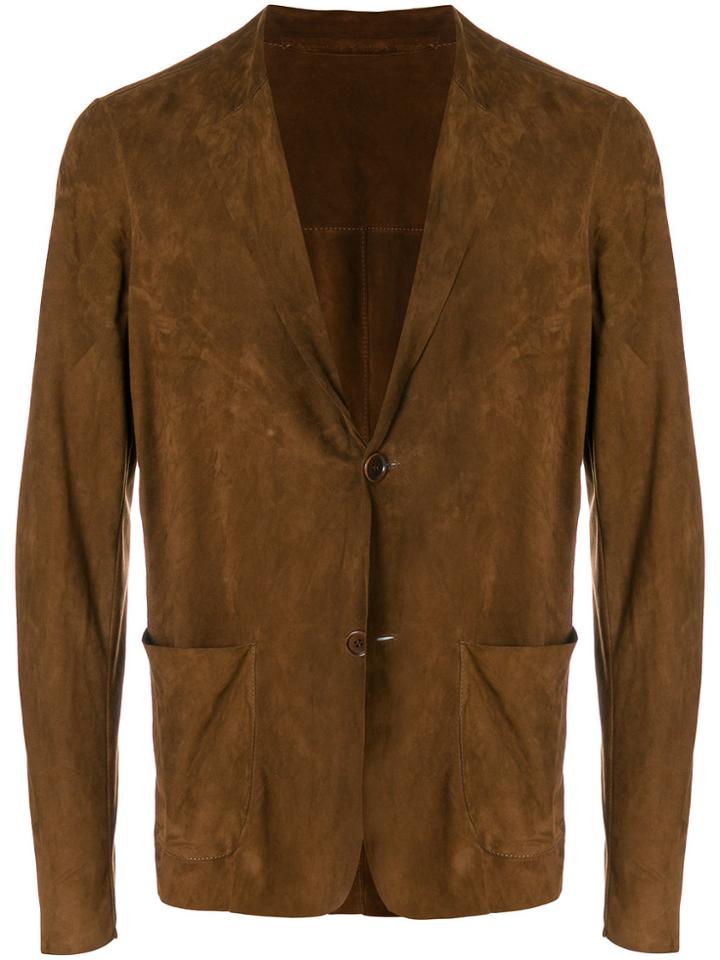 Salvatore Santoro Casual Single-breasted Blazer - Brown