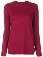 Gabriela Hearst Crew Neck Jumper - Red