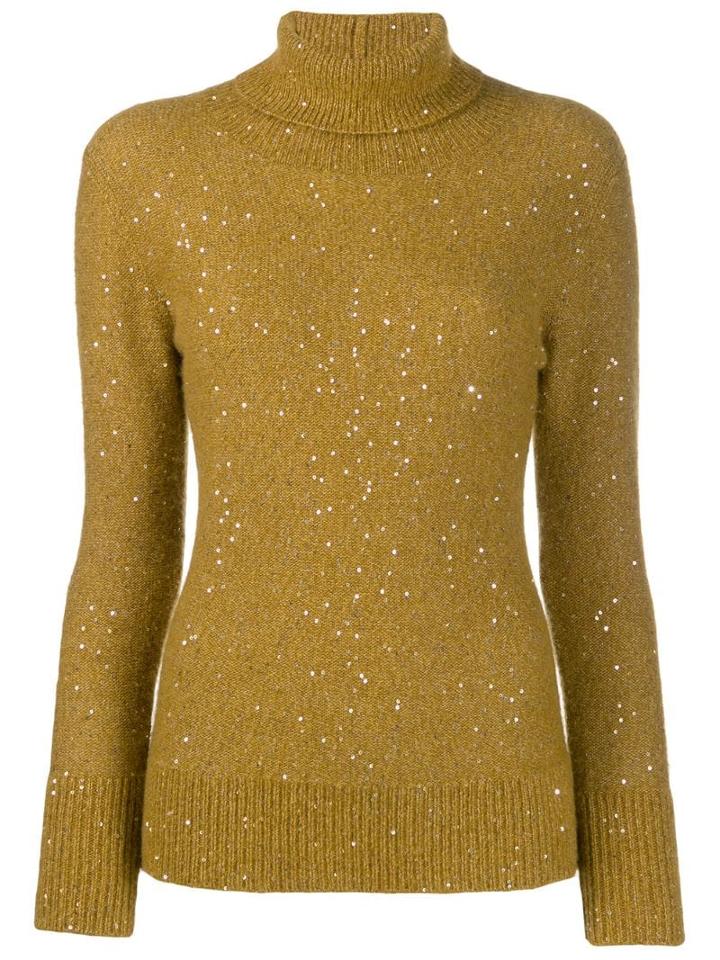 Fabiana Filippi Sequin Embellished Jumper - Yellow